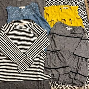 NWT/ NWOT/ Gently Used LOFT Tops (listing price is for all 4 tops pictured)